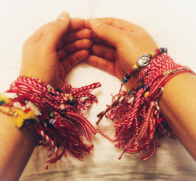 Showing off my Martenitsa!